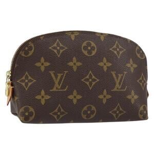 LOUIS VUITTON Monogram Pochette Cosmetic PM Pouch M43998 LV Auth BA9147